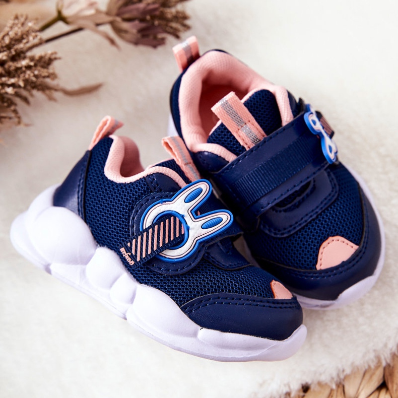 BEFADO S.A. Dječje sportske cipele na čičak Befado 516P090 Mornarsko-plava-ružičasta 2