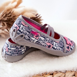 BEFADO S.A. Papuče Balerina Befado Cats 116X297 Siva 2