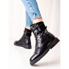 Super Mode Crni klasični traperi crna 1