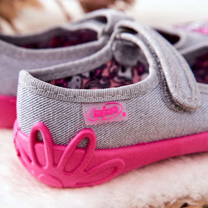 BEFADO S.A. Papuče Befado Unicorns 114X464 Sivo-Pink ružičasta 2