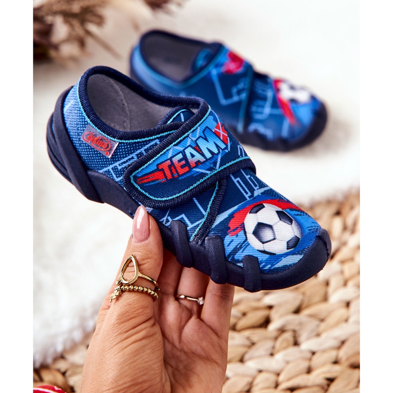 BEFADO S.A. Papuče Befado Blue Velcro 273X321 plava 2