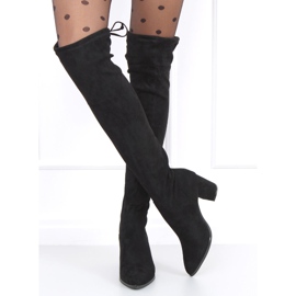 Peti Black čizme s visokom petom crna 1