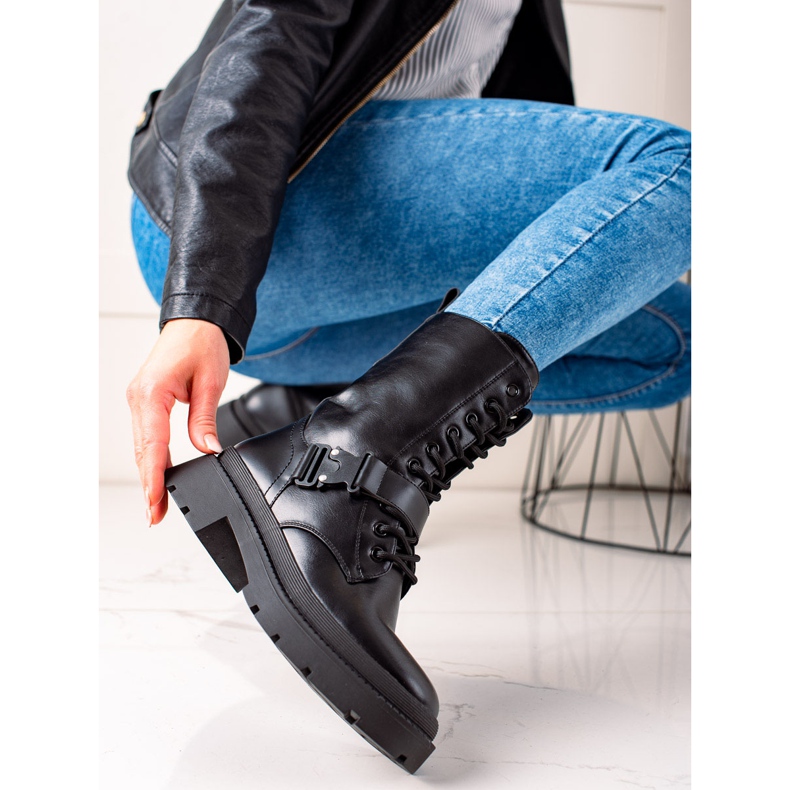 Seastar Crni radnici s kopčom crno 2