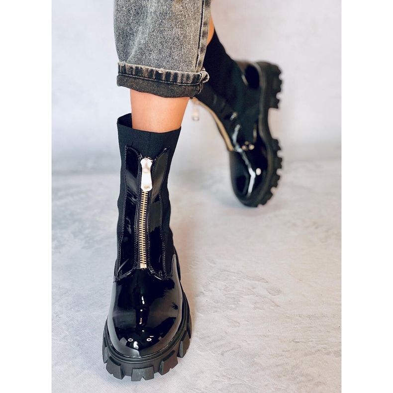 Gornji dio čarapa Texas Black crno 1