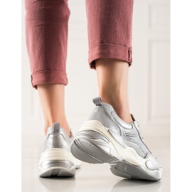 Goodin Kožne tenisice raznobojna siva 1