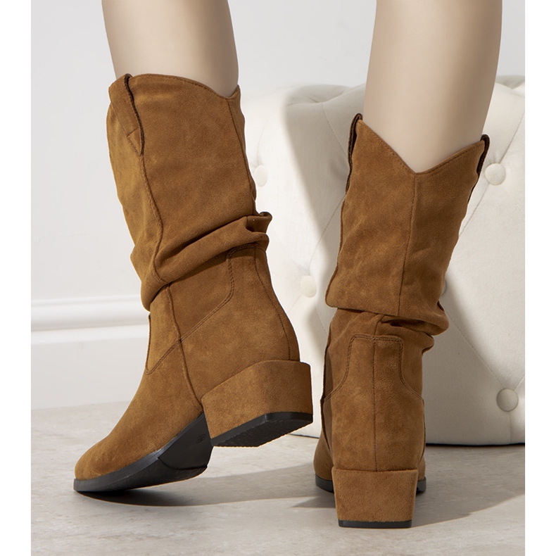 Francis tople kaubojske čizme deve smeđa 1