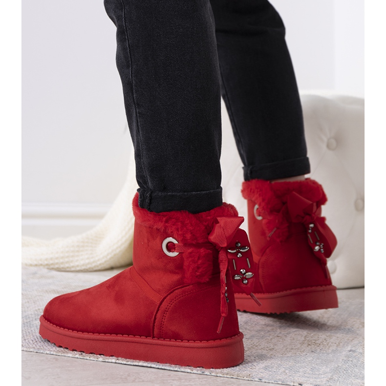 Hamilton crvene izolirane čizme za snijeg crvena 1