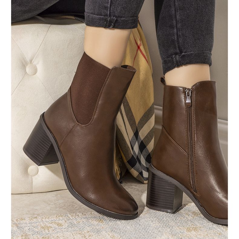 Michelle smeđe izolirane čizme smeđa 1