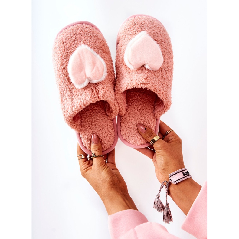 Ženske ružičaste papuče Heartbeat ružičasta 1