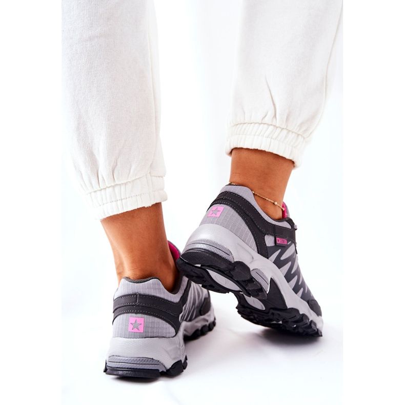 Sportske cipele Memory Foam Big Star GG274499 Siva ružičasta 1