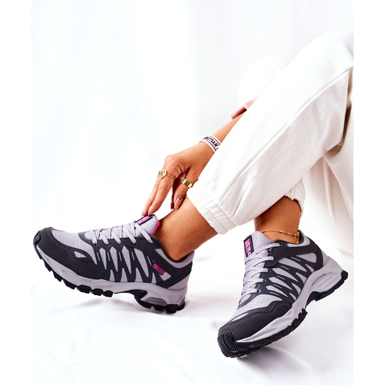 Sportske cipele Memory Foam Big Star GG274499 Siva ružičasta 2