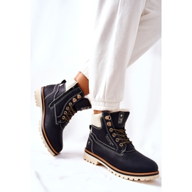 NEWS Ženske Trappers Timberki Warmed Black Tiempo crna 1