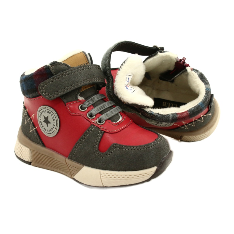 American Club Dječaci dječaka s krznom američkog kluba GC27 Red crvena 5