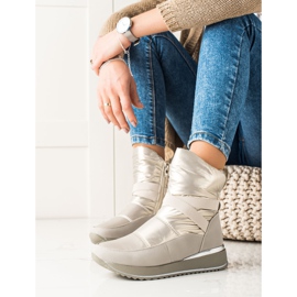 Weide Klasične čizme za snijeg bež 1