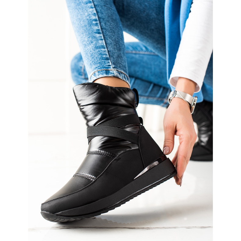 Weide Klasične čizme za snijeg crno 1