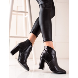 Filippo Crne čizme Snake Print crna 2