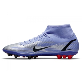 Nogometne cipele Nike Superfly 8 Academy Km Ag M DJ3984-506 višebojan ljubičasta 1