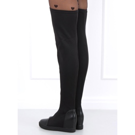 Sock čizme na klin Futura Black crna 2