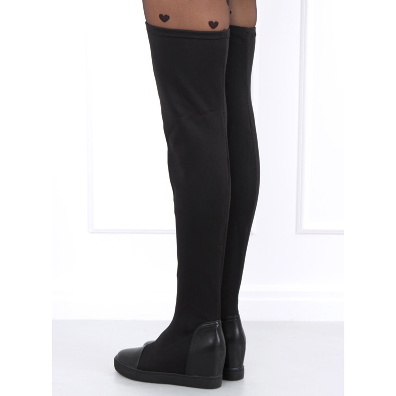 Sock čizme na klin Futura Black crna 2