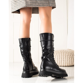 Seastar Visoke čizme od eko kože crna 1