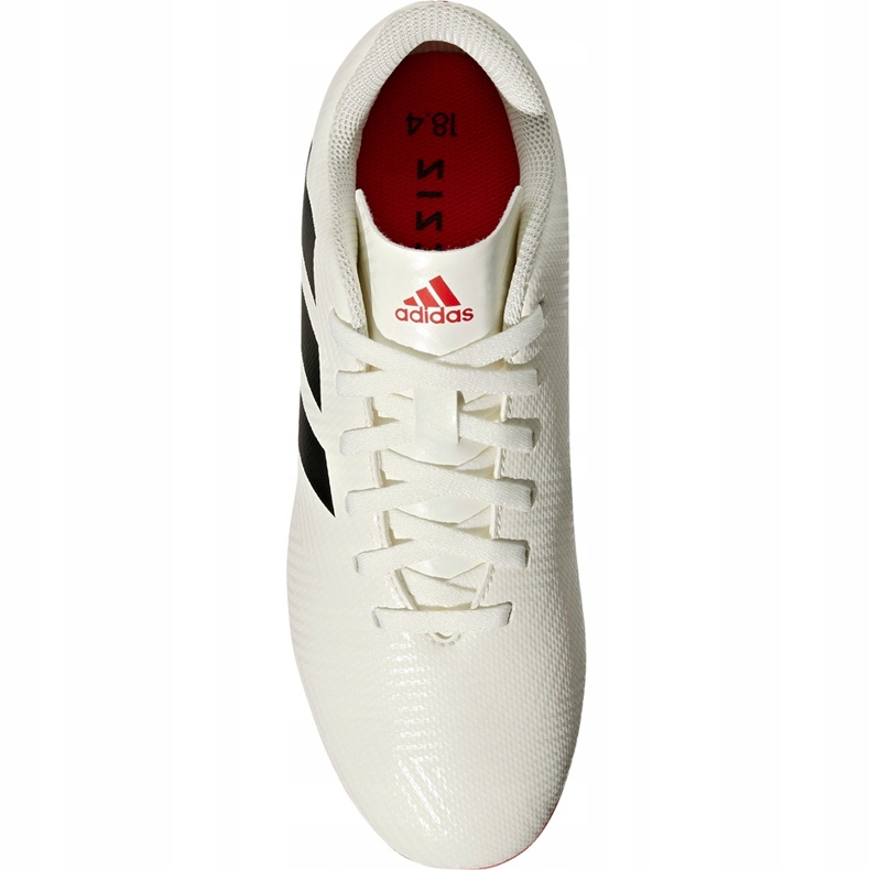 Kopačke Adidas Nemeziz 18.4 FxG Jr CM8510 bijela 1