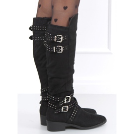 Zettu Black ženske čizme za jahanje crno 1