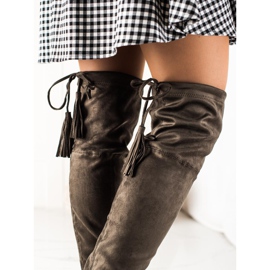 Lucky Shoes Udobni zeleni mušketiri zelena 1