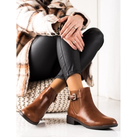 Chc Shoes Udobne smeđe čizme smeđa 1