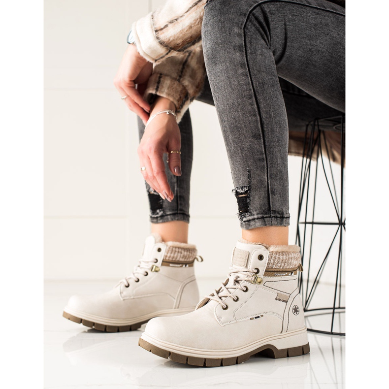 Goodin Udobni sportski traperi bež 2