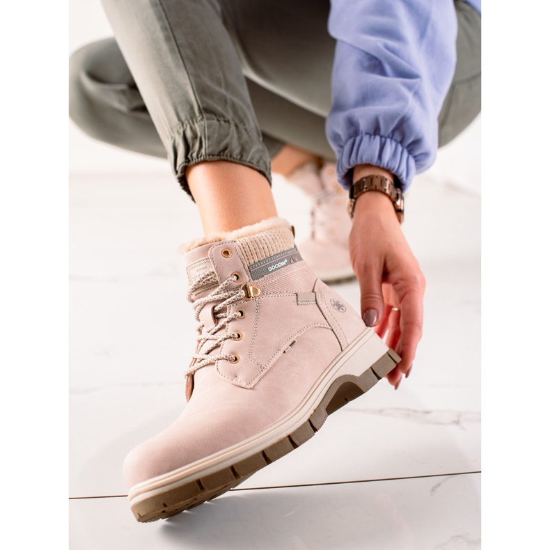 Goodin Udobni sportski traperi ružičasta 1