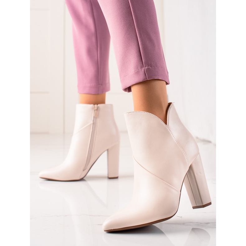 Seastar Čizme s visokim potpeticama bež 1