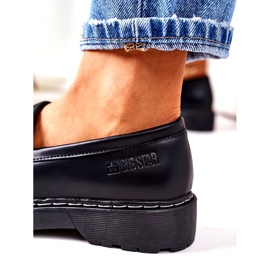 Kožne mokasine Big Star II274100 Crne crno 5