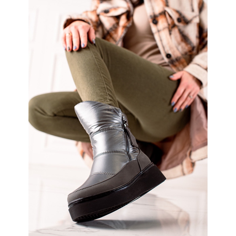 Weide Udobne tople čizme za snijeg crna 1