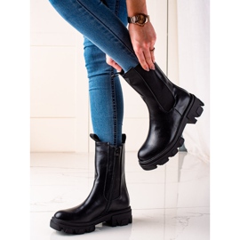 Goodin Modne visoke čizme crna 2