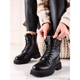 Groto Gogo Tople planinarske čizme s eko kožom crna 1