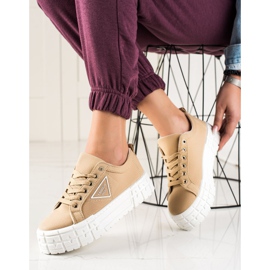 Goodin Smeđe modne cipele bež 2