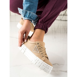 Goodin Smeđe modne cipele bež 1