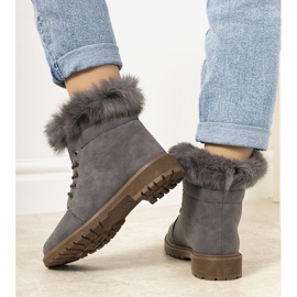 Sive LeBatelier ženske izolirane čizme siva 1