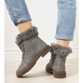 Sive LeBatelier ženske izolirane čizme siva 1