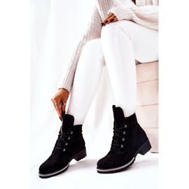 Crne Grecia tople čizme od antilopa crno 2