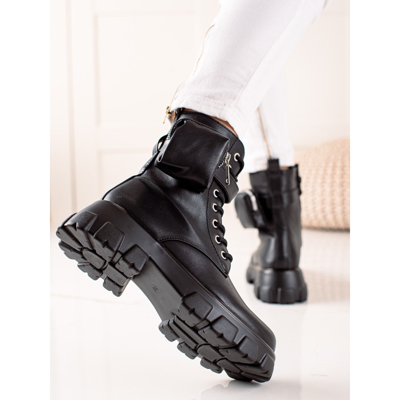 TRENDI Modni Traperi crna 1