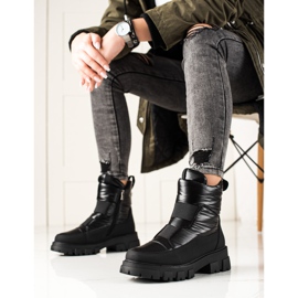 Weide Crne čizme za snijeg na klizaču crno 1