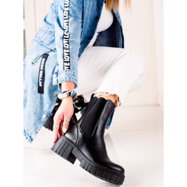 Seastar Crne čizme na platformi crna 2