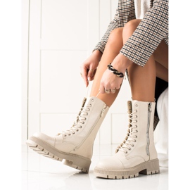 Seastar Bež traperi s ukrasnim patentnim zatvaračem 1