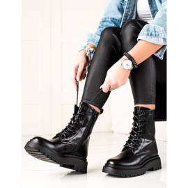 Seastar Klasični traperi od eko kože crno 1