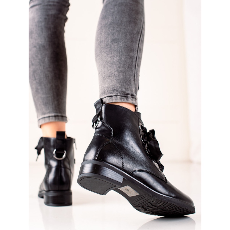 Evento Čizme s ukrasnim uvezom crna 1