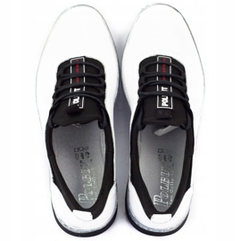 Polbut Muške kožne ležerne cipele K24 bijele boje bijela 4