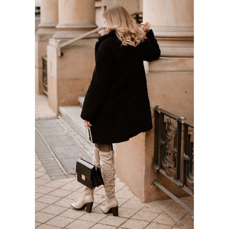 Vinceza Ženske čizme na petu antilop bež Monleek 2