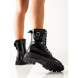 Groto Gogo Elegantni traperi s džepom crna 1