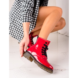 Evento Crvene lakirane čizme crvena 1